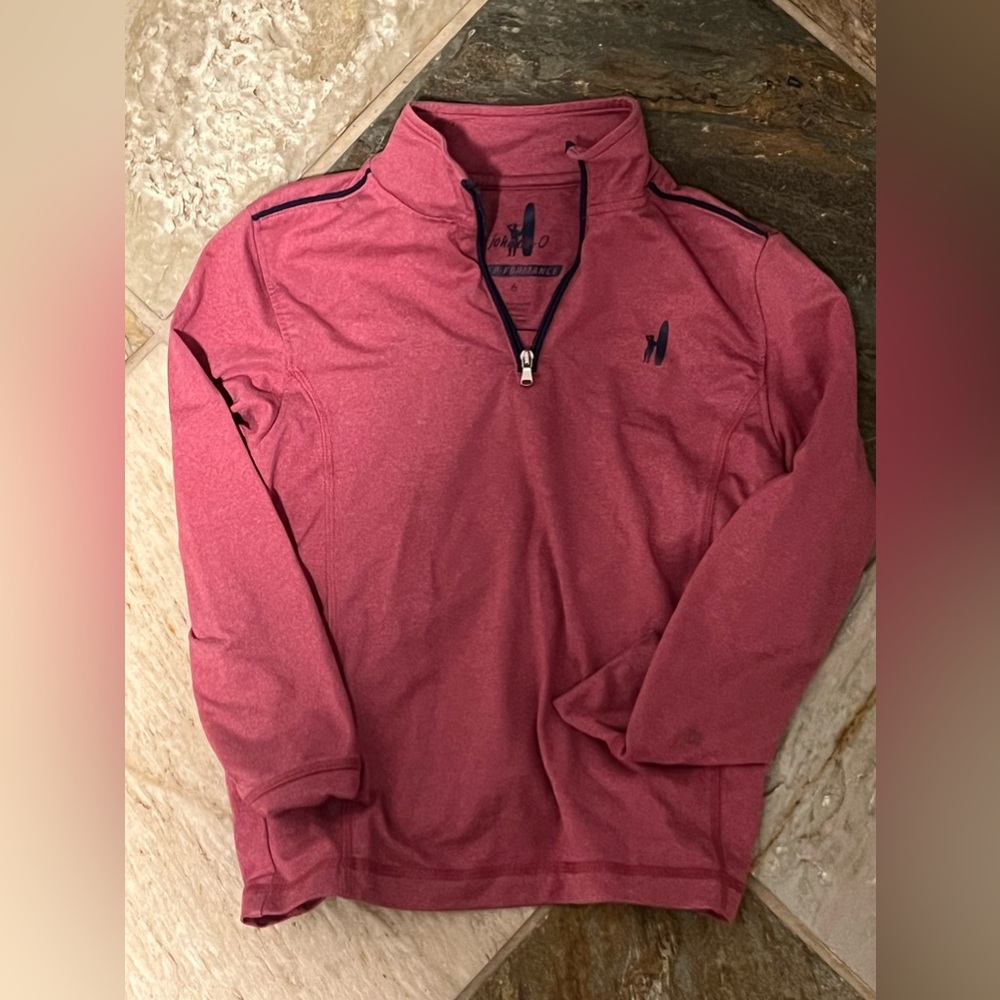 Johnnie-O athletic material 1/4 zip